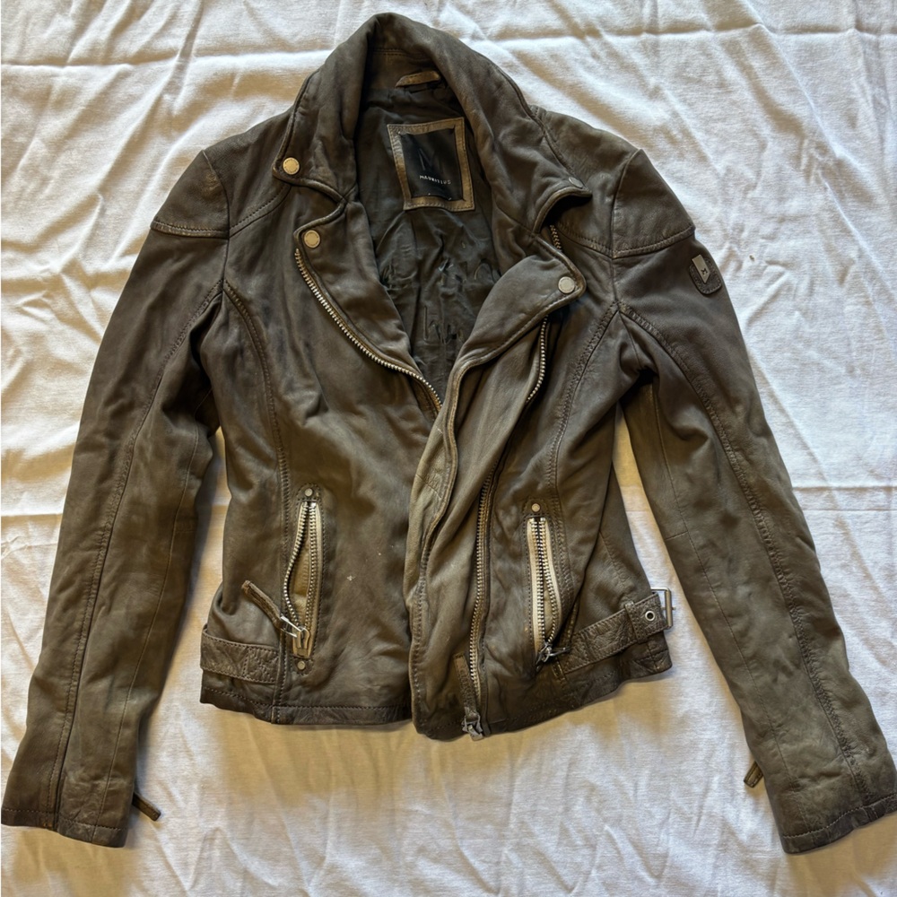 Women's Brown Leather Jacket
